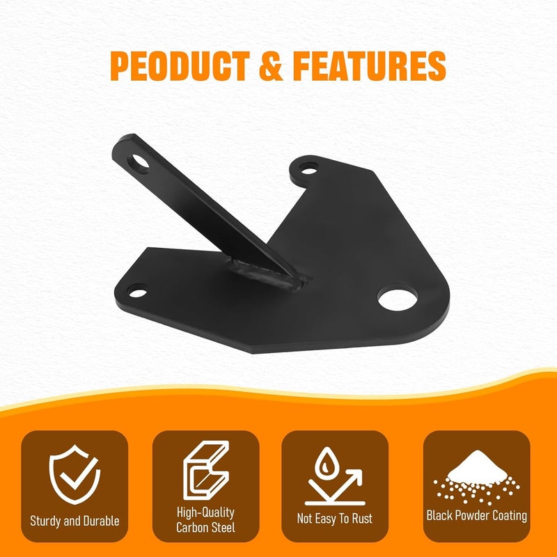 GLOBLED Trailer Hitch Receiver Compatible with Honda TRX 250 Recon ATV Hitch 1997-2018 1PCS - Image 3